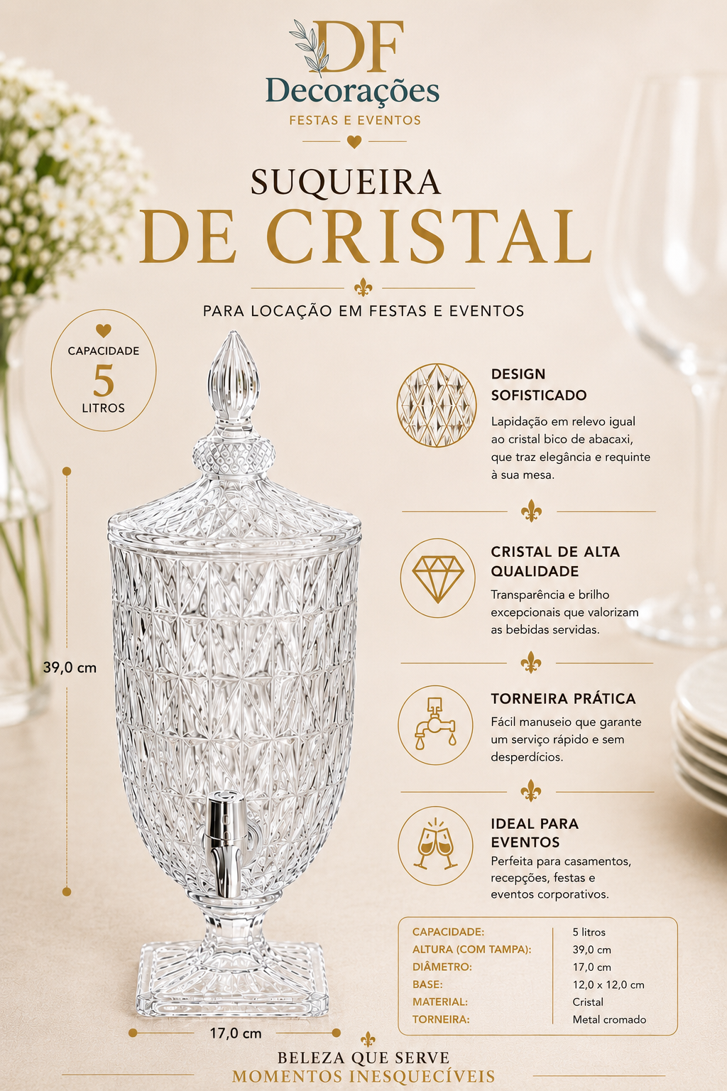 Suqueira de Cristal