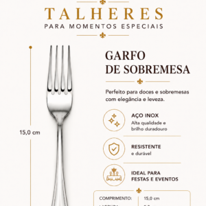 Garfo de Sobremesa
