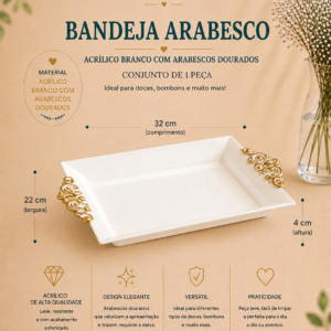 Bandeja Arabesco
