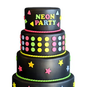 Bolo Fake Neon Party