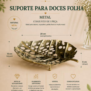 Suporte para Doces Folha Metal