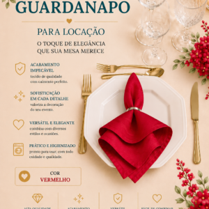 Guardanapo Vermelho