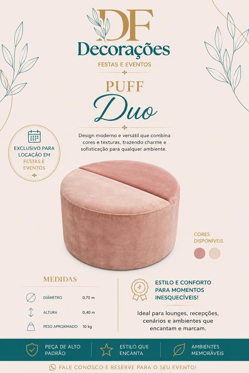 Puff Duo Rose