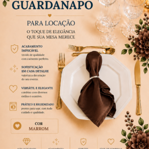 Guardanapo Marrom