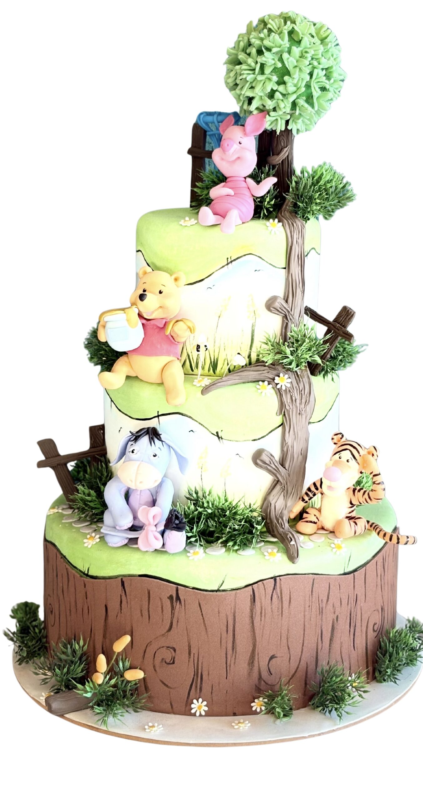 Bolo Fake Ursinho Pooh