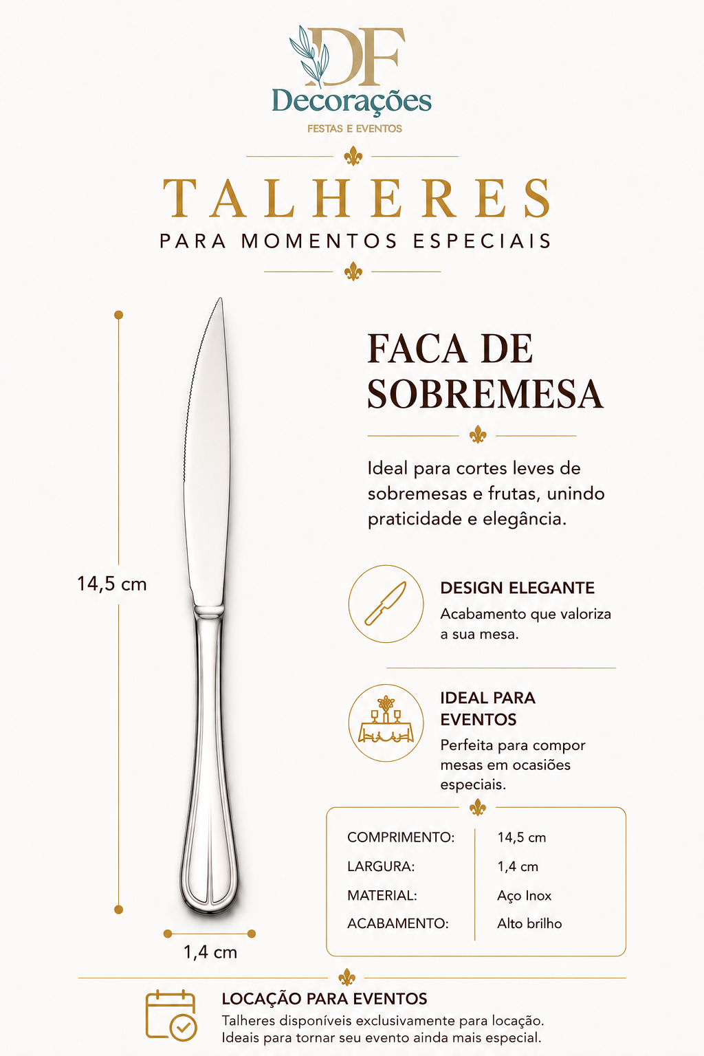 Faca de Sobremesa
