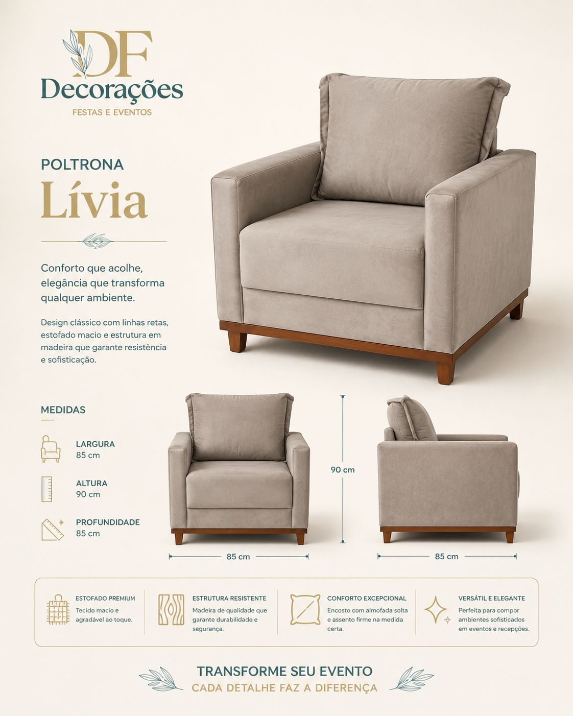 Poltrona Livia