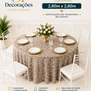 Toalha Redonda Jaquard DUO