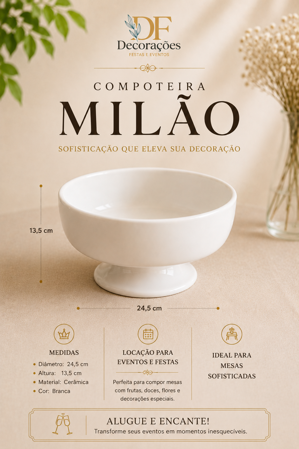 Compoteira Milao