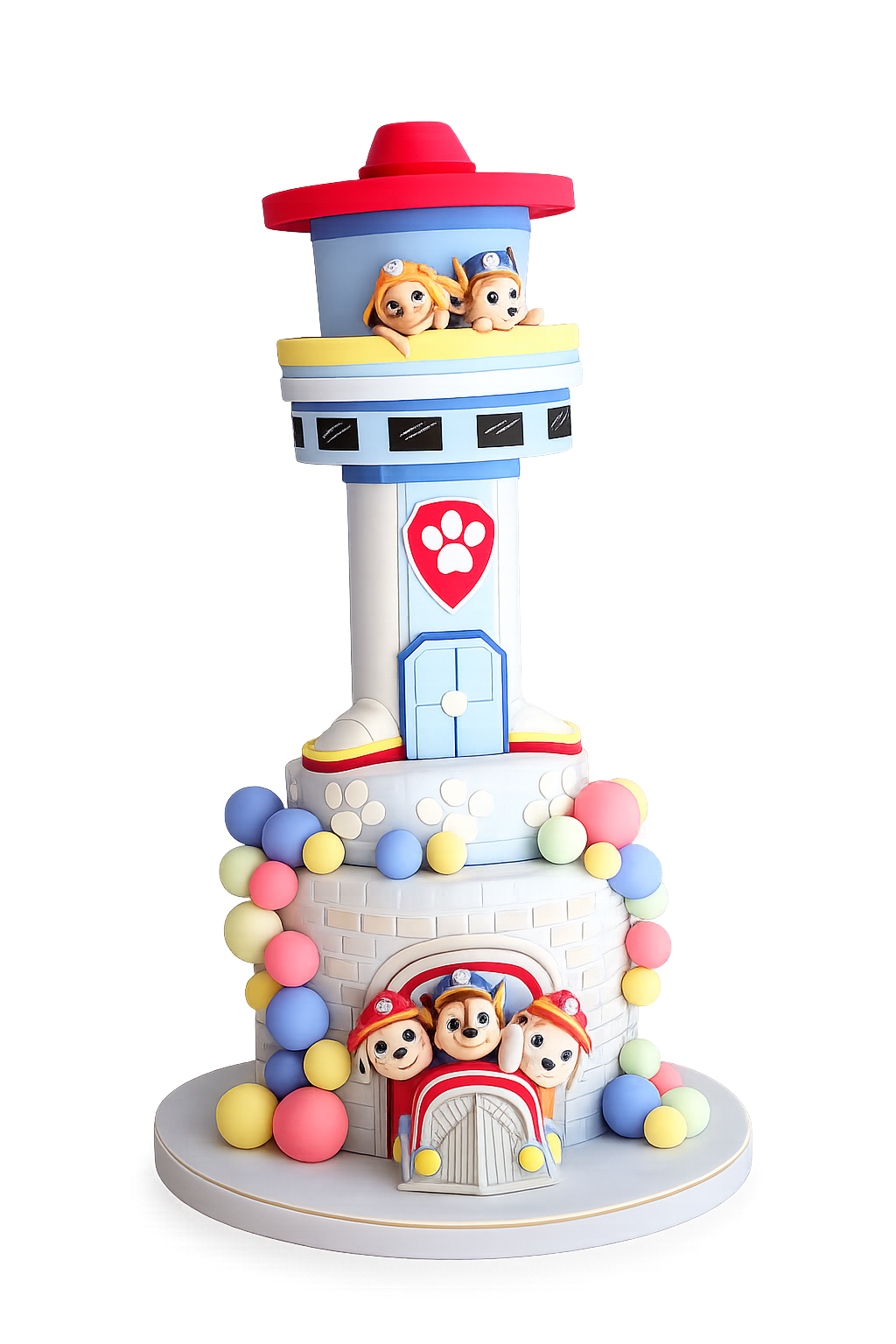 Bolo Fake Patrulha Canina Torre