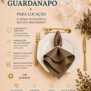 Guardanapo Marrom