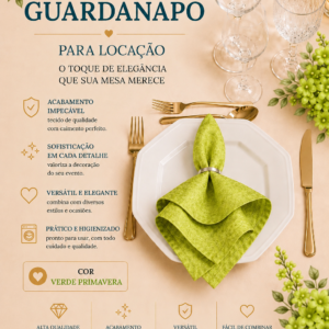 Guardanapo Verde Primavera