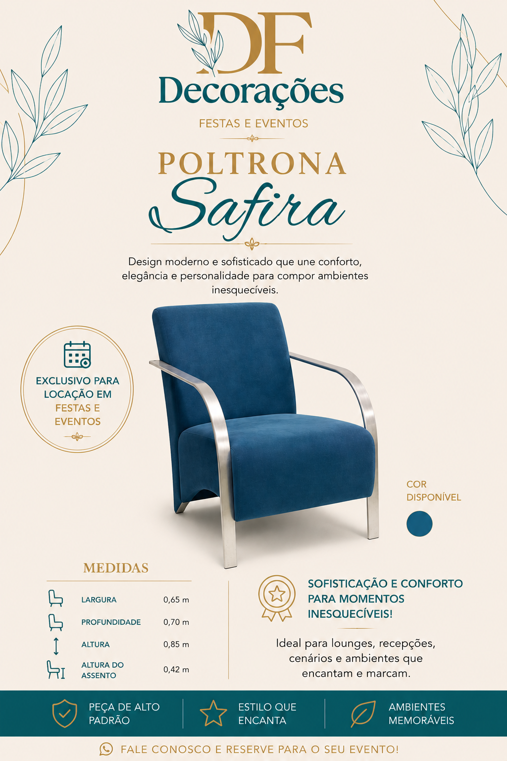 Poltrona Safira
