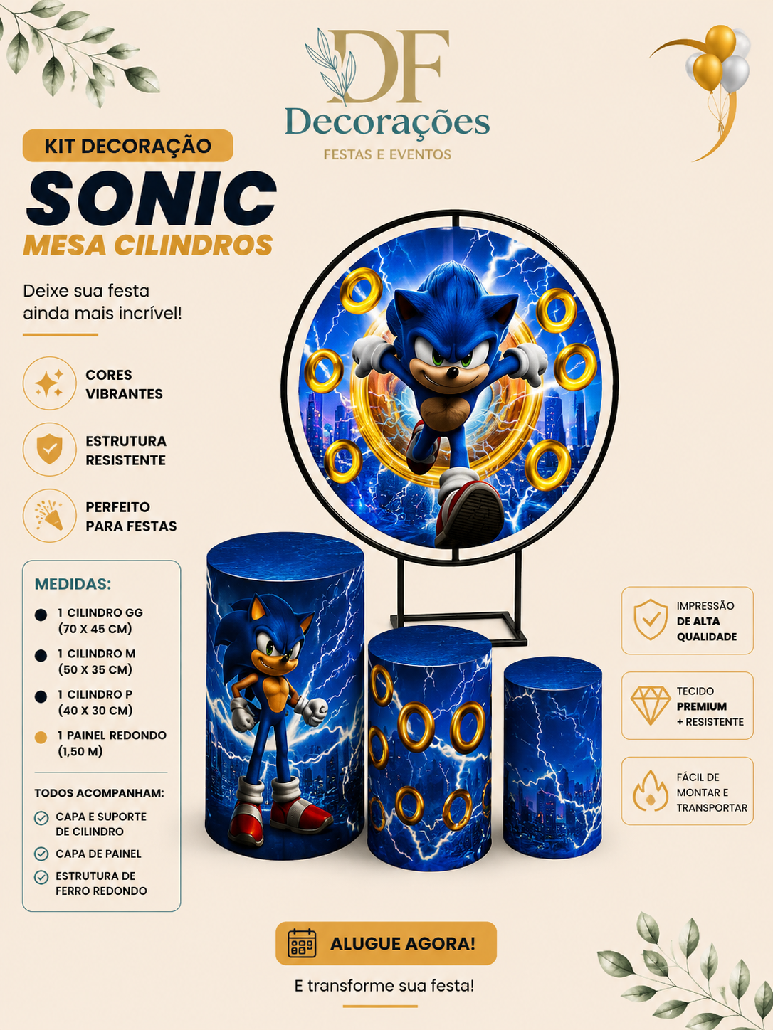 Painel Sonic