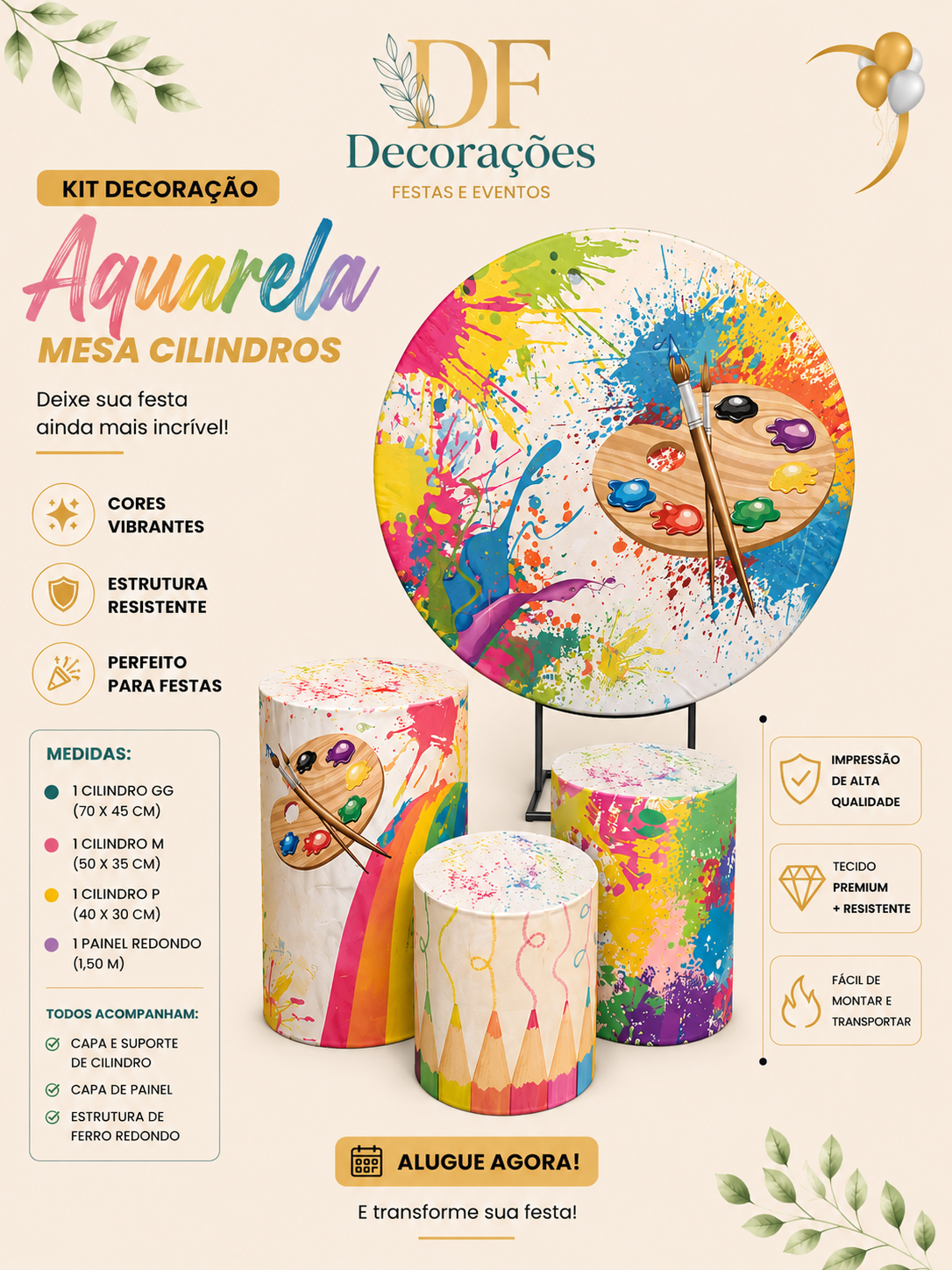 Painel Aquarela