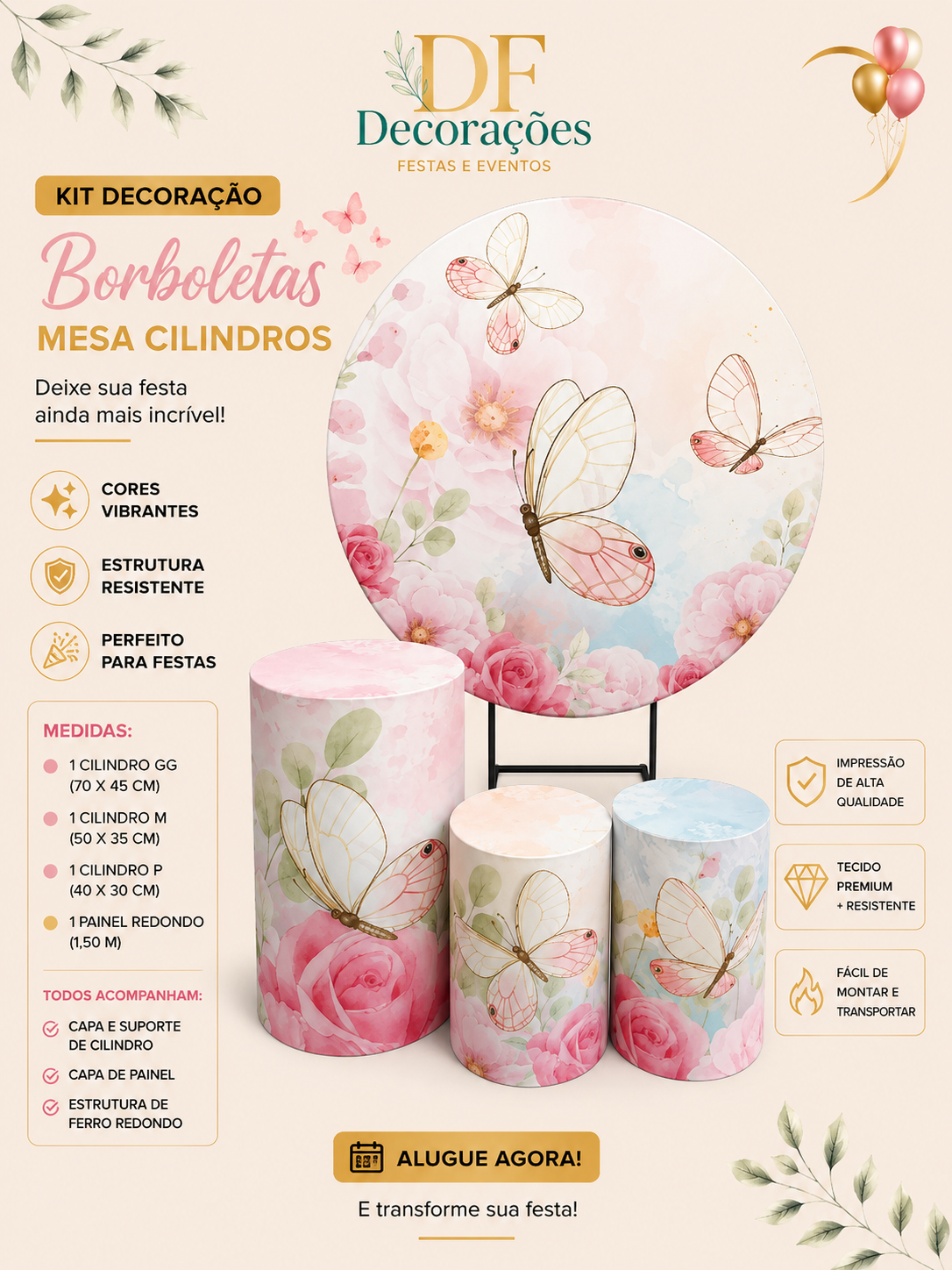 Painel Borboletas 2