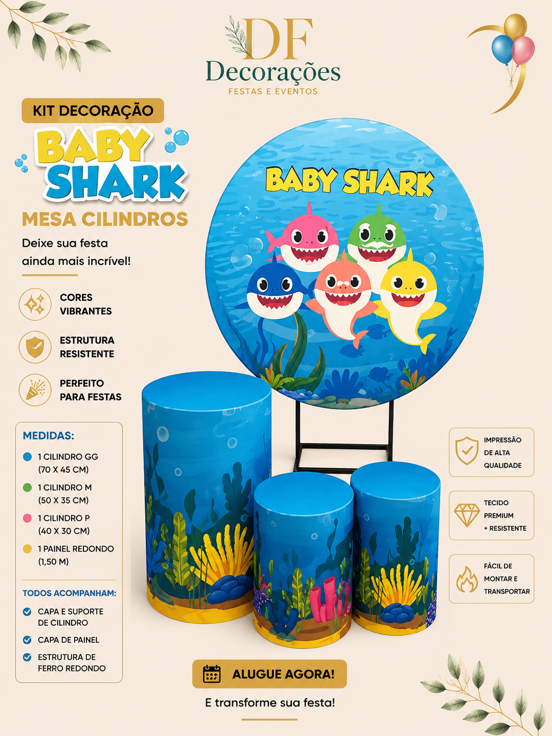 Painel Baby Shark