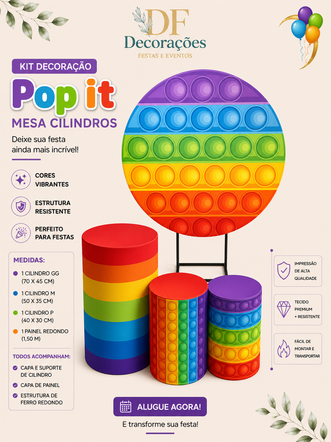 Painel Pop It
