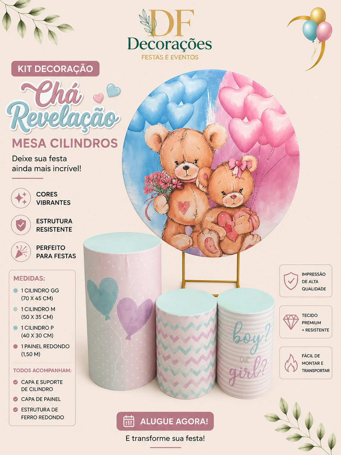 Painel Cha Revelação