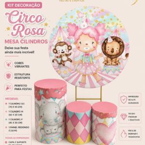 Painel Circo Rosa