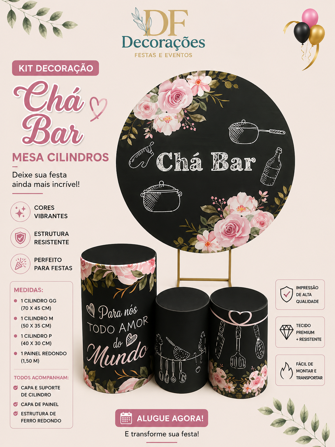 Painel Chá Bar