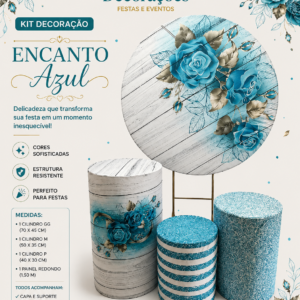 Painel Encanto Azul