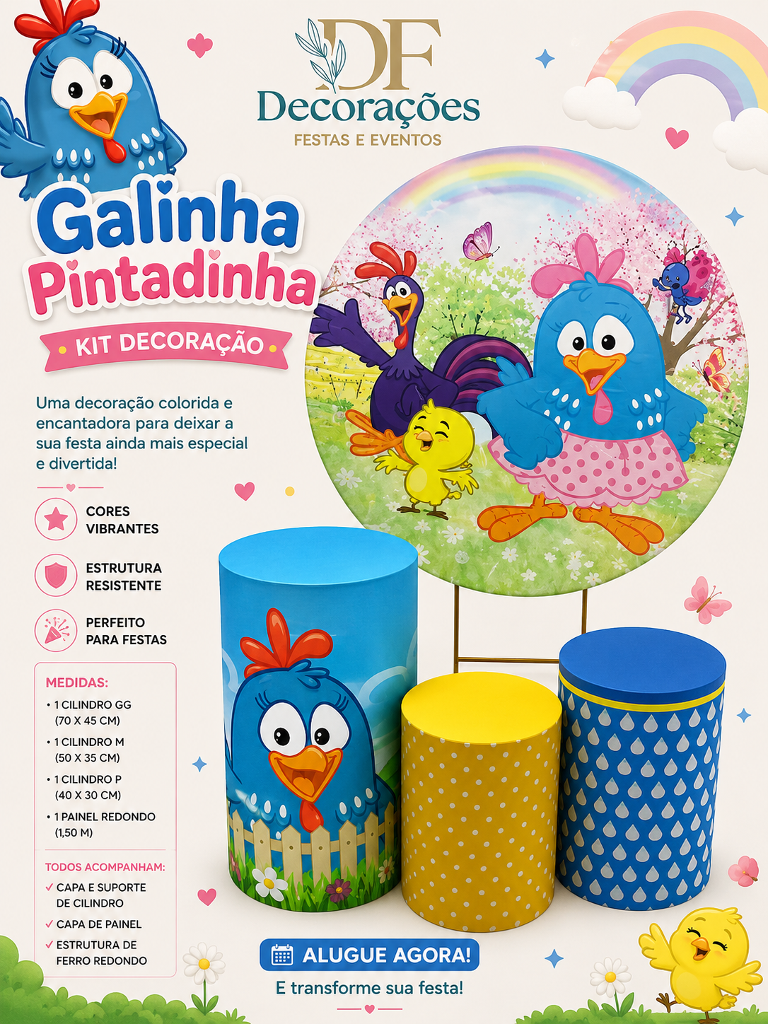 Painel Galinha Pintadinha