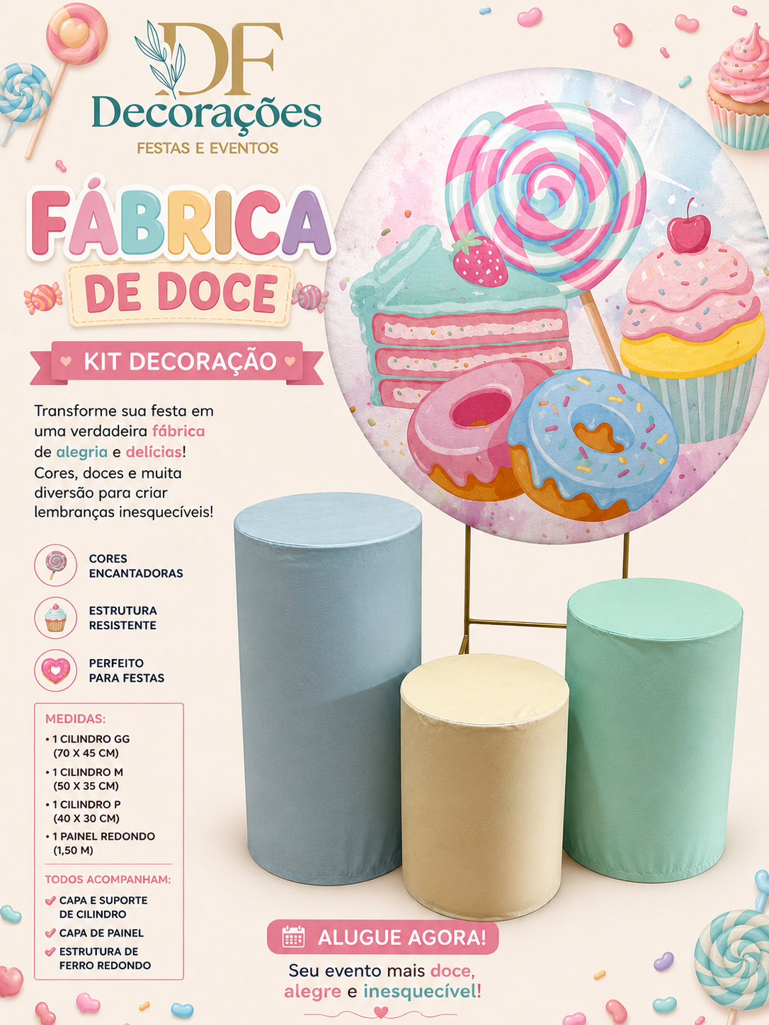 Painel Fabrica de Doce