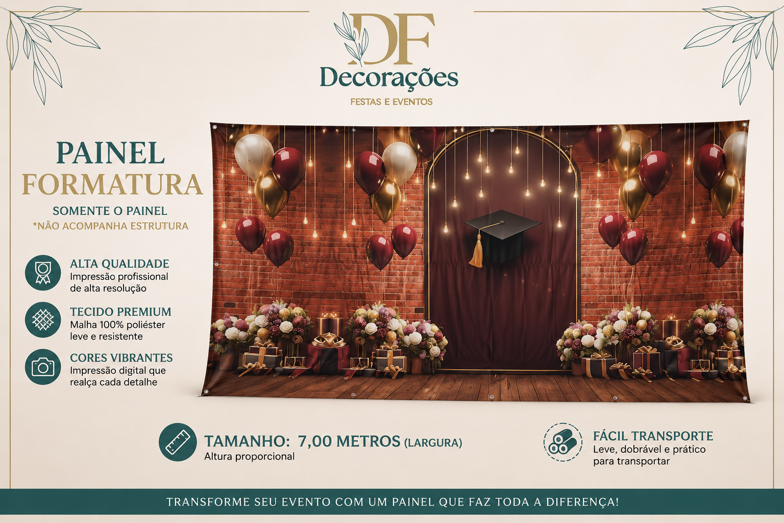Painel Retangular Formatura