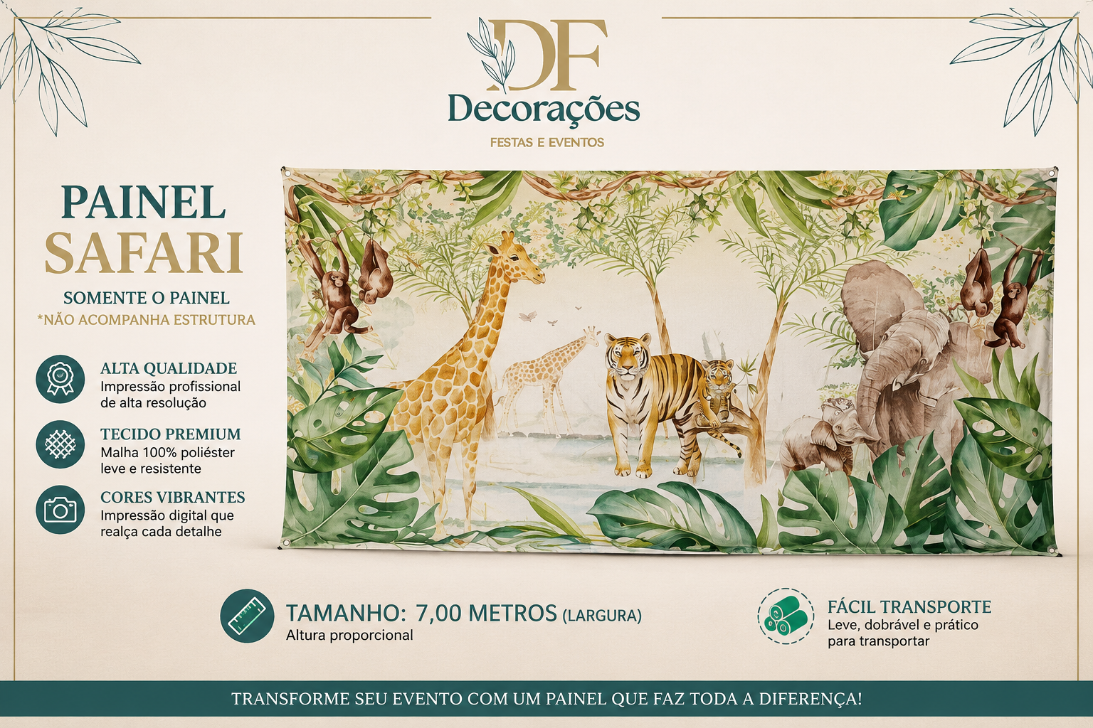 Painel Retangular Safari