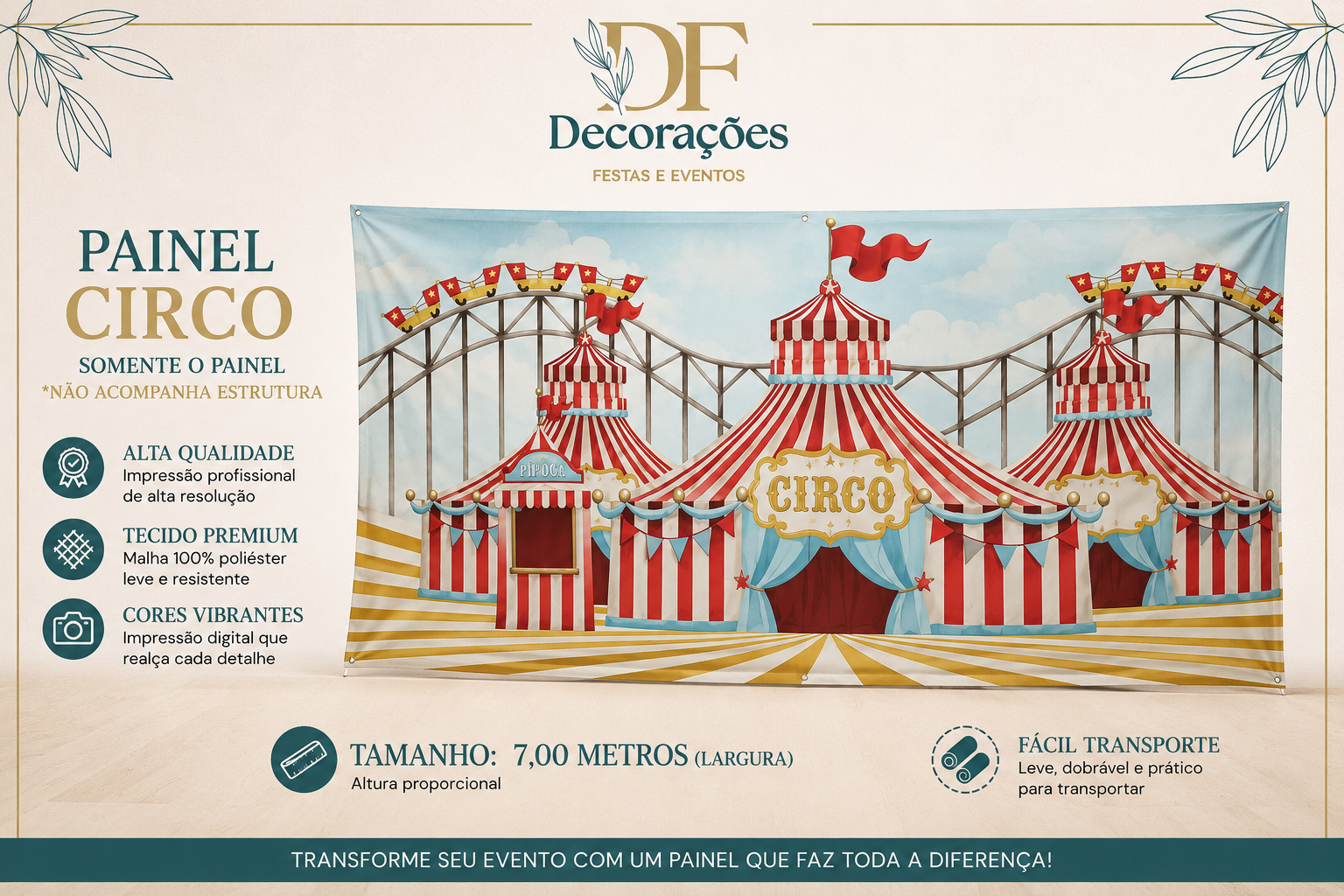 Painel Retangular Circo