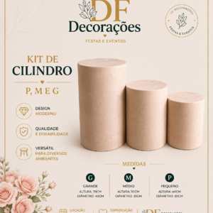 KIT DE CILINDROS SEM CAPAS