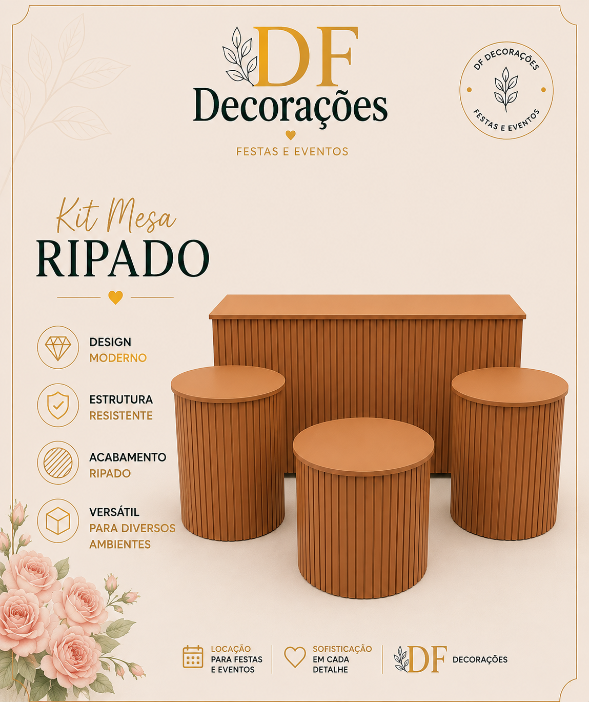 KIT DE MESA RIPADA